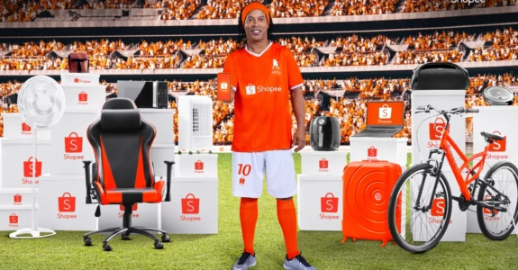 Shopee anuncia Ronaldinho Gaúcho